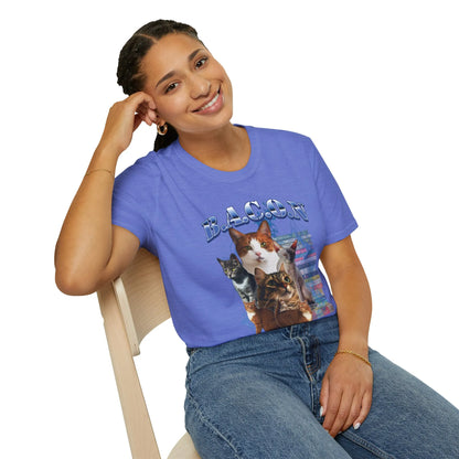 Books & Cats Or Nothing T-Shirt featuring playful cats and bold text, perfect for book lovers and gifts for readers.