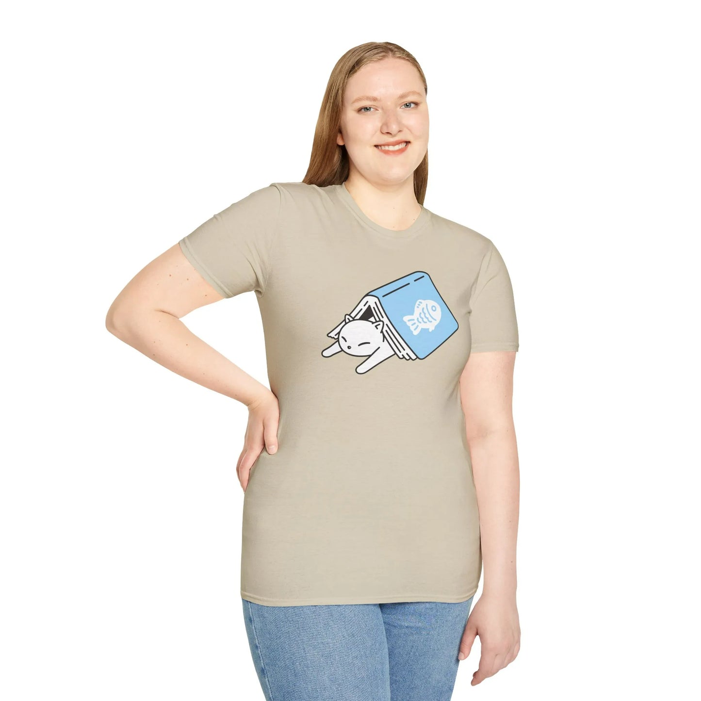 Cozy cat reading shirt featuring a sleepy cat peeking from a book, perfect for book lovers and gifts for readers.