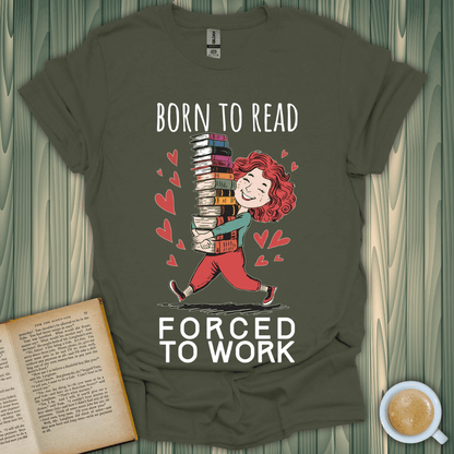 Reading Not Working T-Shirt for book lovers, unisex fit, 100% cotton, fun design, perfect gift for avid readers.