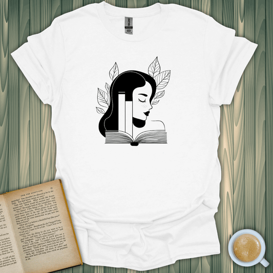 Beauty in Every Page T-Shirt featuring a book lover design, perfect for book enthusiasts and comfy everyday wear.